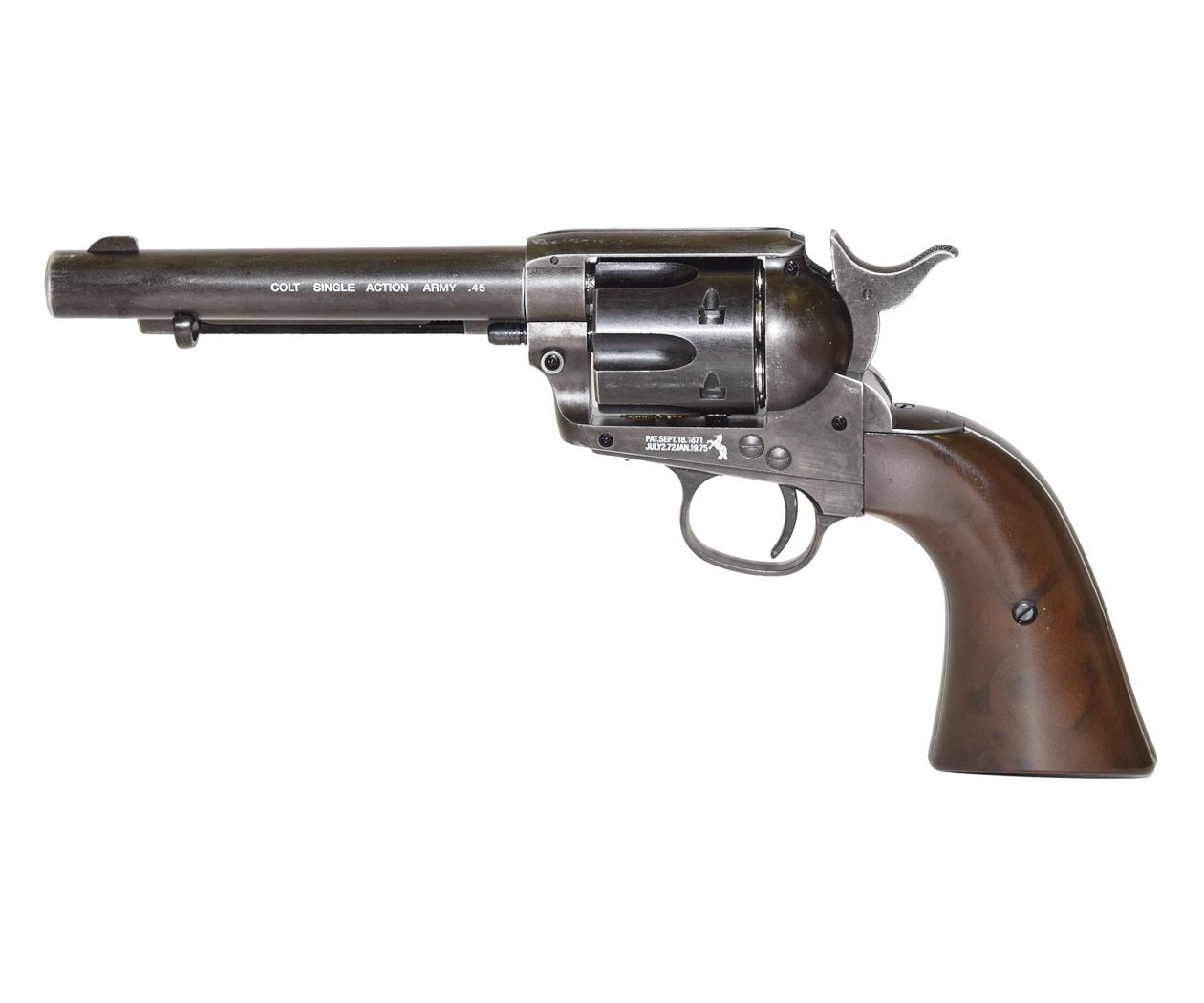 Револьвер пневматический Colt SAA 45 PELLET antique, кал. 4,5мм (5.8320)