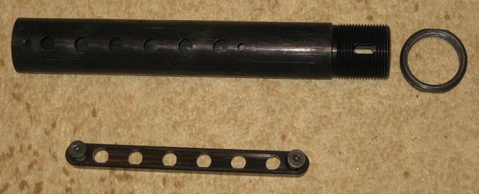 Трубка ПАЛ (mil-spec) Ø29,2 мм, длина 195 мм, сплав Д16Т, 6 позиций, резьба Д30/16' (Т-ПАЛ-М)