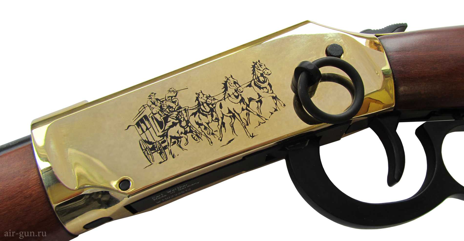 Винтовка пневм. Umarex Walther Lever Action Gold (газобал, дерево) кал.4,5 мм (460.00.41)
