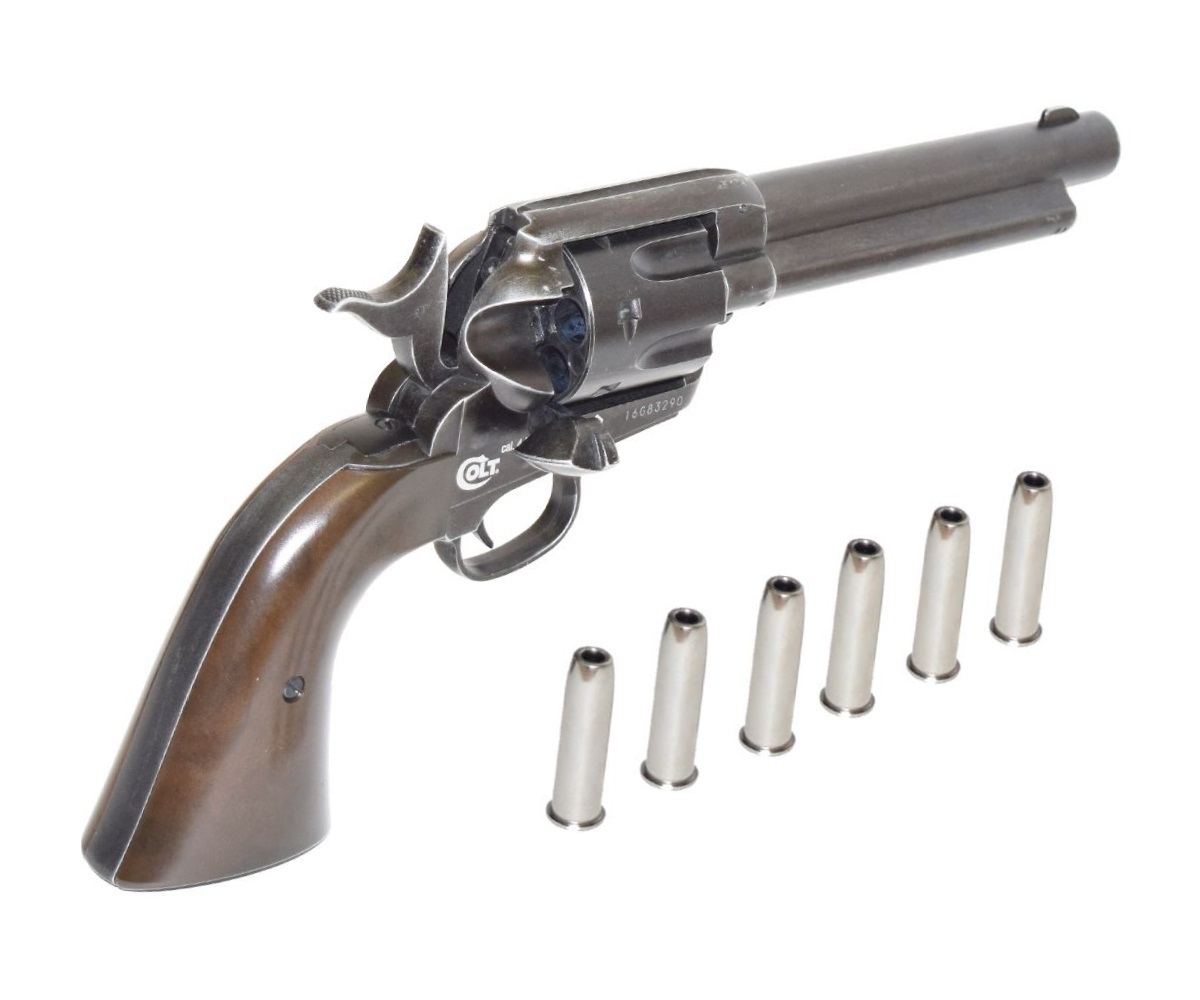 Револьвер пневматический Colt SAA 45 PELLET antique, кал. 4,5мм (5.8320)