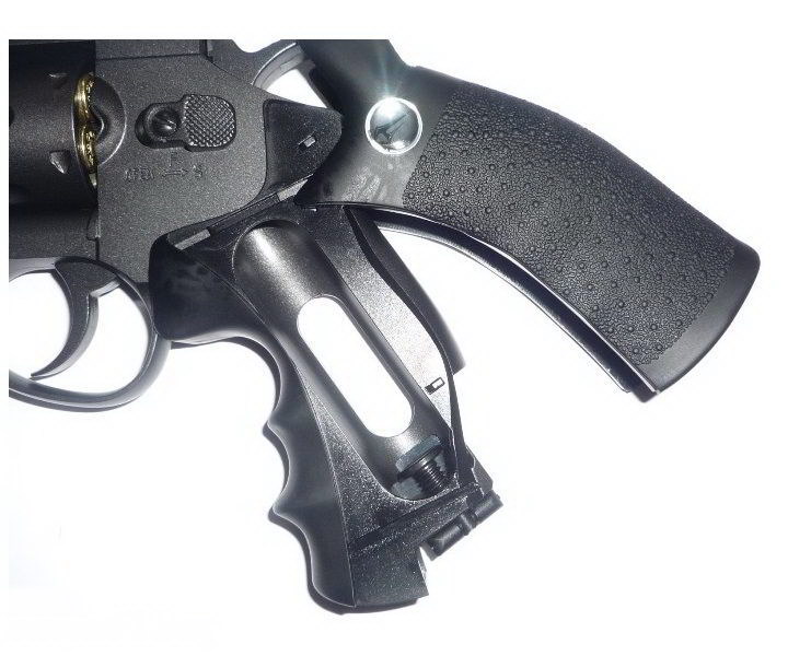 Револьвер пневм. BORNER Super Sport 708, кал. 4,5 мм (с картр 6 шт.) (8.4032)