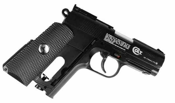 Пистолет Umarex пневм. Colt Defender (чёрн. с чёрн. пласт. накладками) (5.8310)