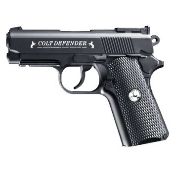 Пистолет Umarex пневм. Colt Defender (чёрн. с чёрн. пласт. накладками) (5.8310)