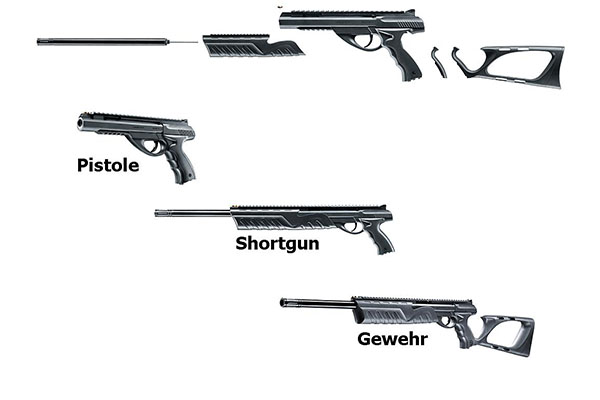 Набор к пистолету пневм. Umarex Morph Pistol (ствол, цевье, приклад) (5.8172.1)