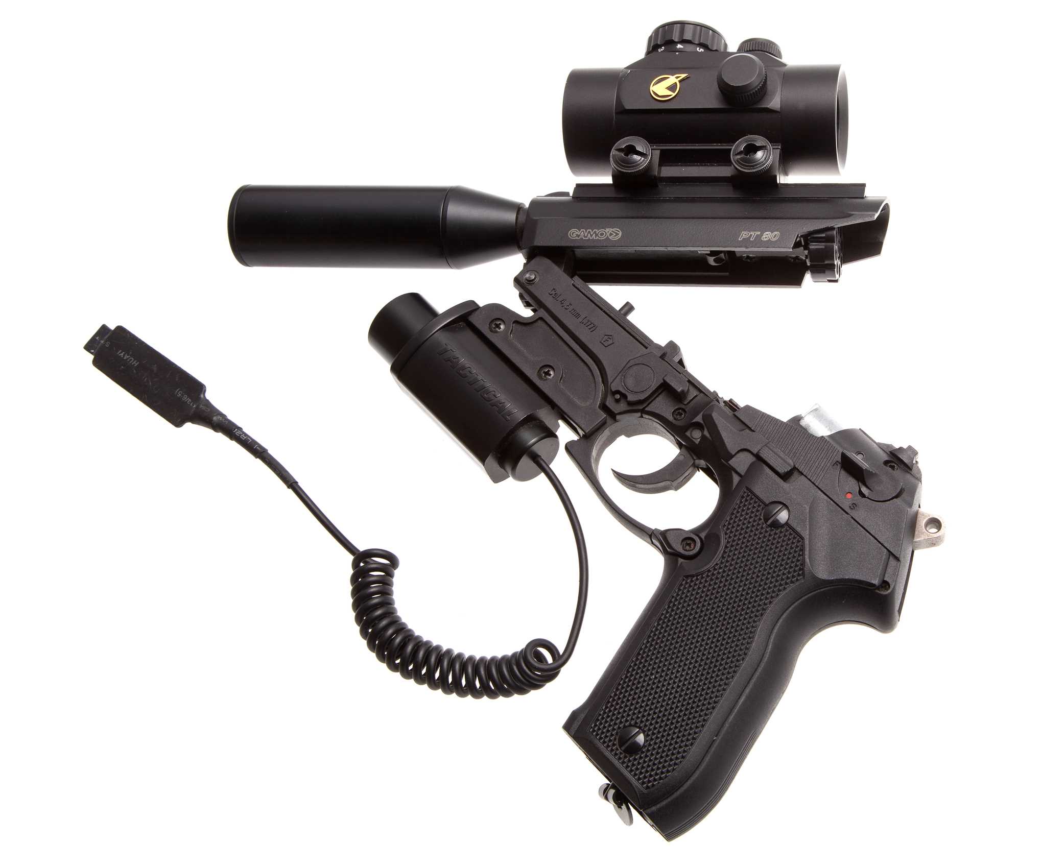 Пистолет пневм. GAMO PT-80 Tactical, кал.4,5 мм (6111354)
