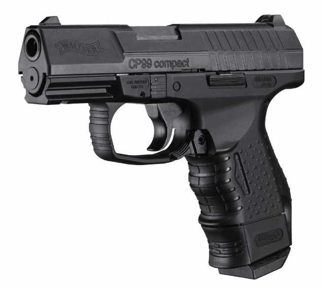 Пистолет Umarex пневм. Walther CP 99 Compact (чёрный с чёрн. рукояткой) (5.8064)