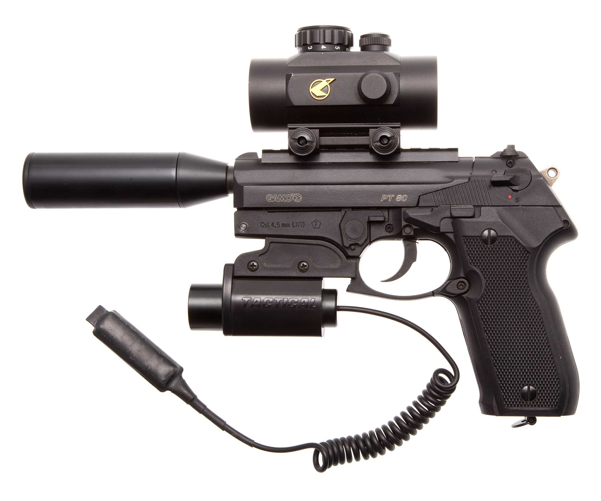 Пистолет пневм. GAMO PT-80 Tactical, кал.4,5 мм (6111354)
