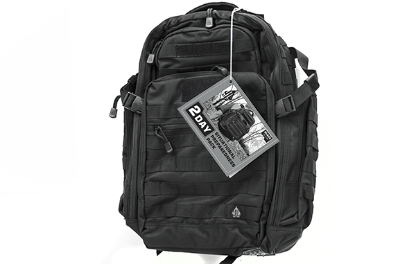 Рюкзак UTG тактический 2-Day,материал-полиэстер, цв.Black,внешн.карманы,система MOLLE,48х38х22.8см,1814г (PVC-P248B)