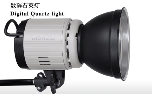 Кварцевый осветитель NiceFoto LQ-1000A (мощность 1000Вт, bowens)