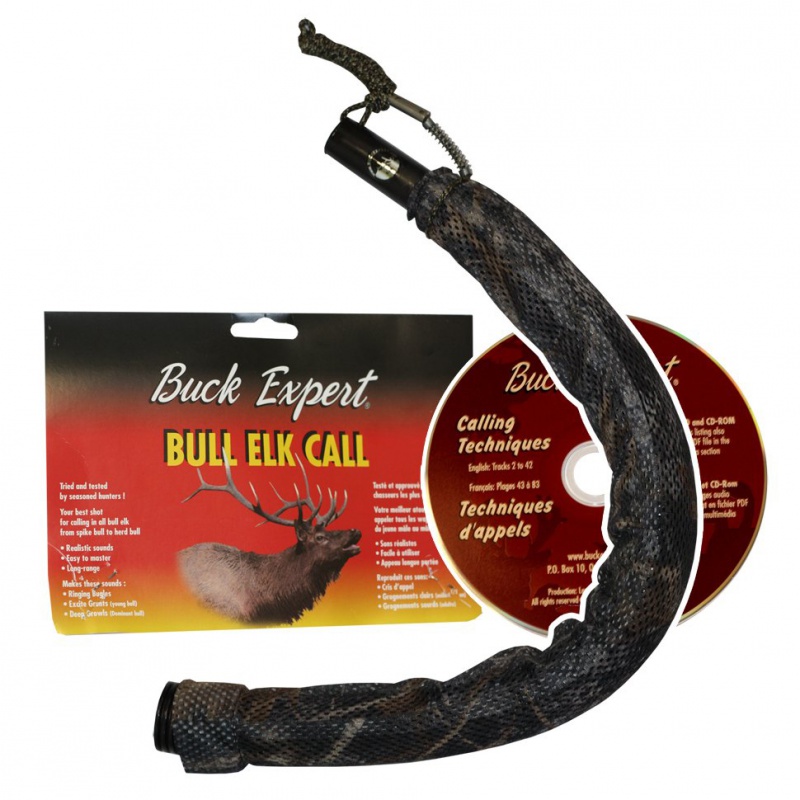 Манок Buck Expert на благородного оленя Buck Expert, духовой, + обучающее CD, материал - пластик, вес 200гр. (64B-T)
