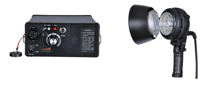 Профессиональный аккумуляторный импульсный свет NiceFoto PF-600A (крепление bowens)