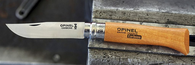 Нож Opinel серии Tradition №08, клинок 8,5см., углеродистая сталь, рукоять - бук (113080)