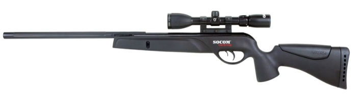 Винтовка пневм. GAMO Socom Carbine Luxe (переломка, пластик, прицел 3-9x40 IR WR), кал.4,5 мм (611007982)