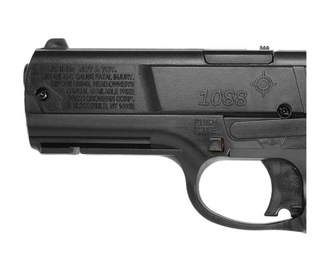 Пистолет пневм. Crosman 1088 BG Kit (пули+очки), кал.4,5 мм (1088BAK)