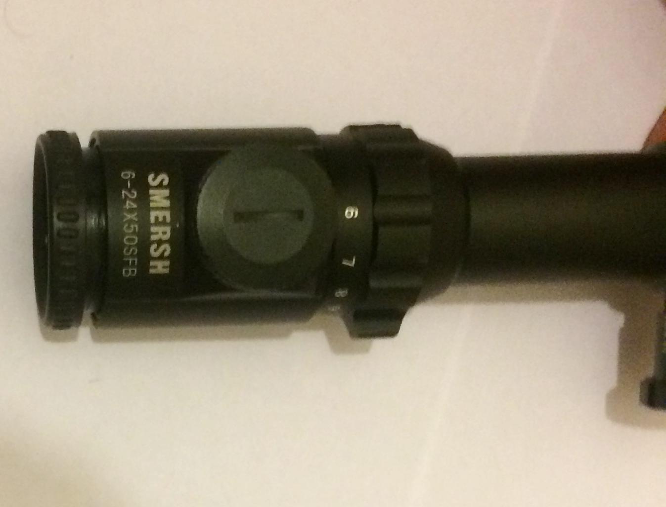 Прицел оптич. SMERSH 6-24х50SFB Mil-dot d30mm (RX6130)