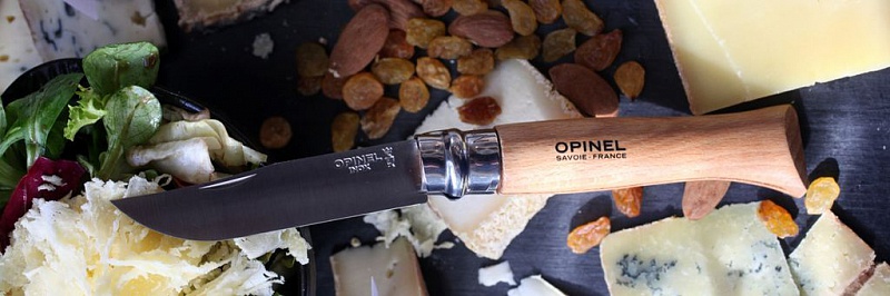 Нож Opinel серии Tradition №09, клинок 9см., нержавеющая сталь, рукоять - бук (001083)