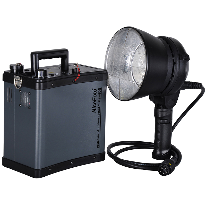 Профессиональный аккумуляторный импульсный свет NiceFoto PF-600 (крепление bowens)
