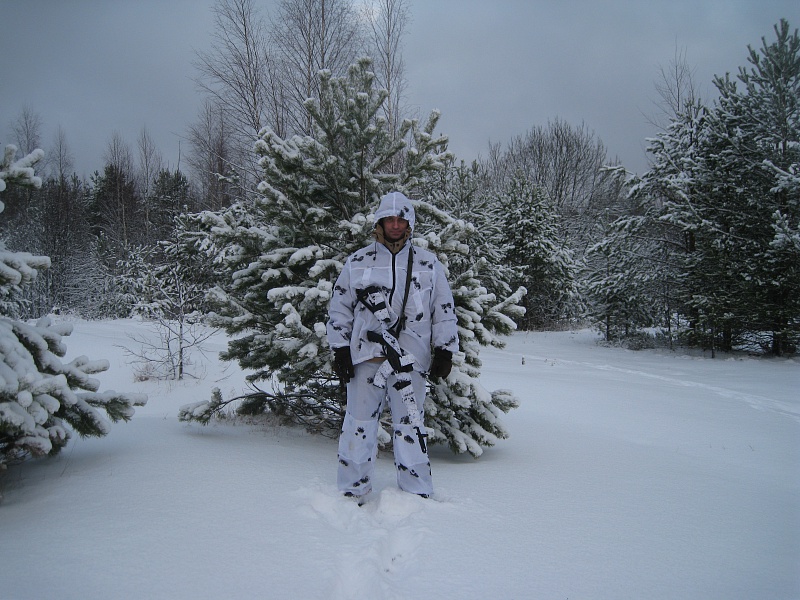 Камуфляжная лента многоразовая McNett снег, 3,66 м, ширина 5 см (19701)