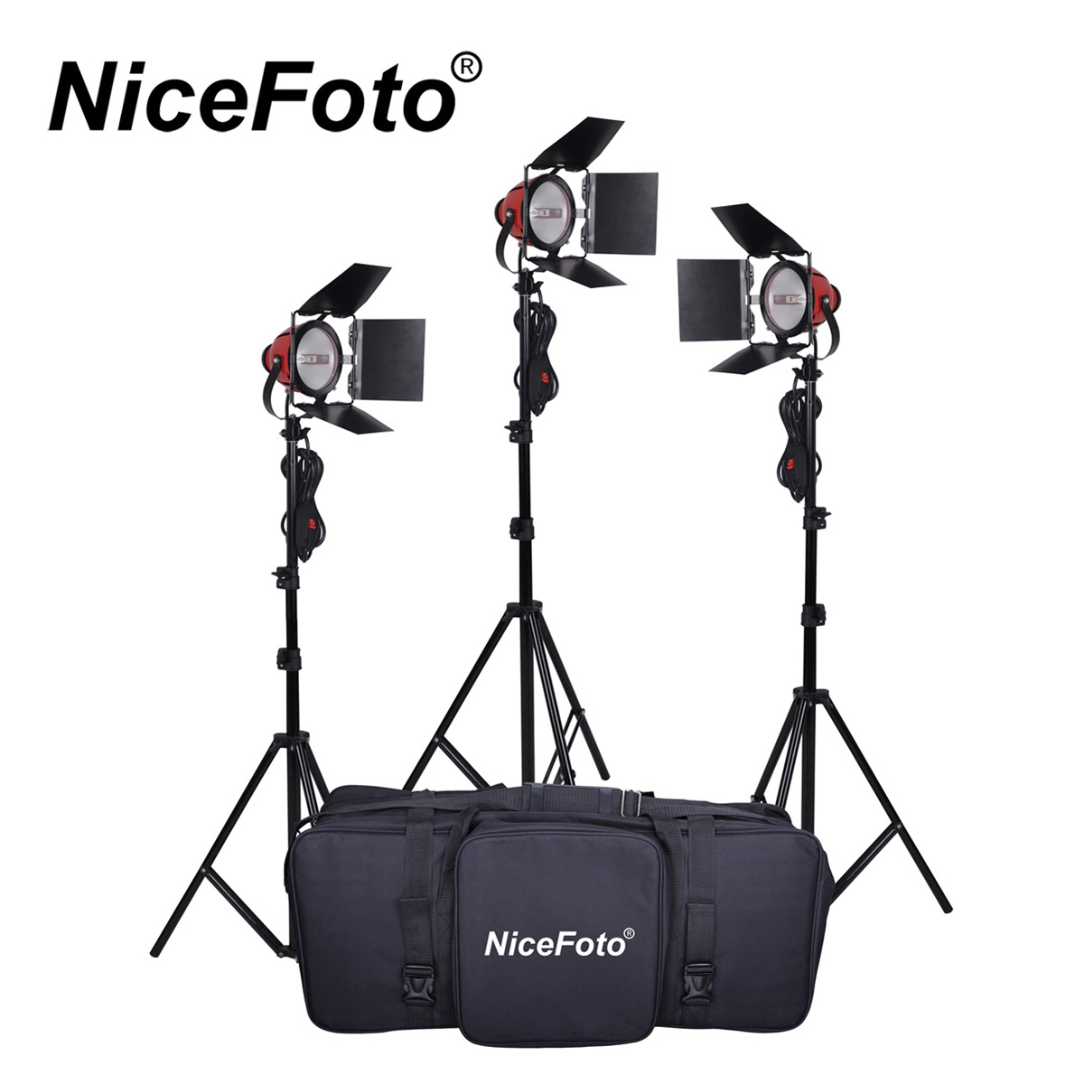Комплект из 3-х осветителей NiceFoto KT-303 (на базе DSR-800E)