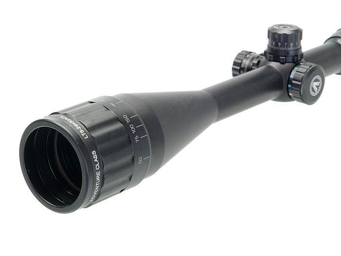 Прицел оптический Veber Black Fox 6-24x50 AO RG MD
