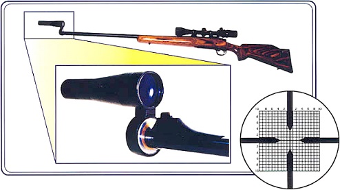 Холодная оптическая пристрелка Nikko Stirling 16 ствольных вставок - от 4,5 мм до 12 кал (NSALIGNER)