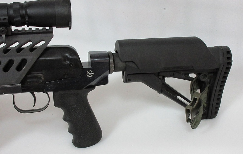 Вкладыш ТИГР/СВД завшен.ось для приклада М-серии и пистолетн. рукояти АК-типа (2 положения), сплав В-95, вес 270гр.