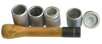 Комплект матриц для УПС металл 12 к (4 матрицы, навойник, 3 кольца регул.подставка)