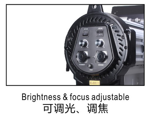 LED светодиодный осветитель NiceFoto X3-3000WS (мощность 300 Вт,  3200-5600К с линзой френеля)